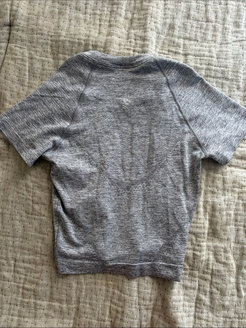 lululemon athletica Heather Gray Crop Top